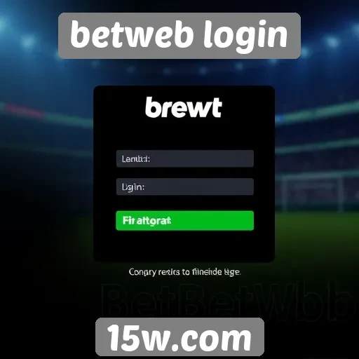 Funcionalidades principais do site betweb login