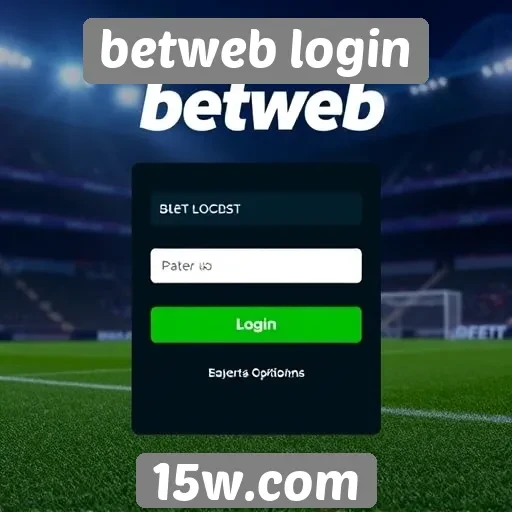 Funcionalidade do login no site betweb para usuários